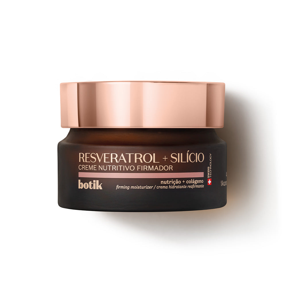 CREMA NUTRITIVA REAFIRMANTE RESVERATROL + SILICIO, 40G