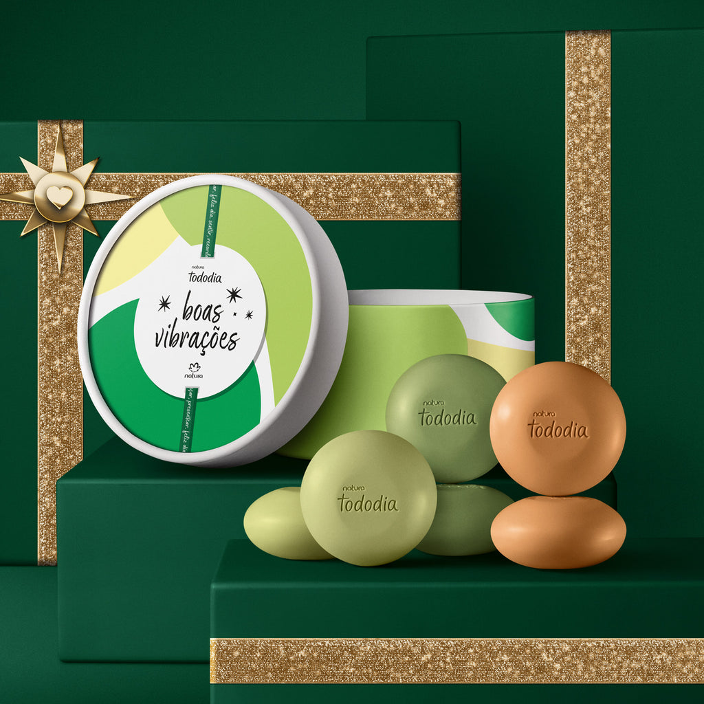 Natura | SET JABONES EN MINIATURA TODO DIA Boas Vibrações, 6ud