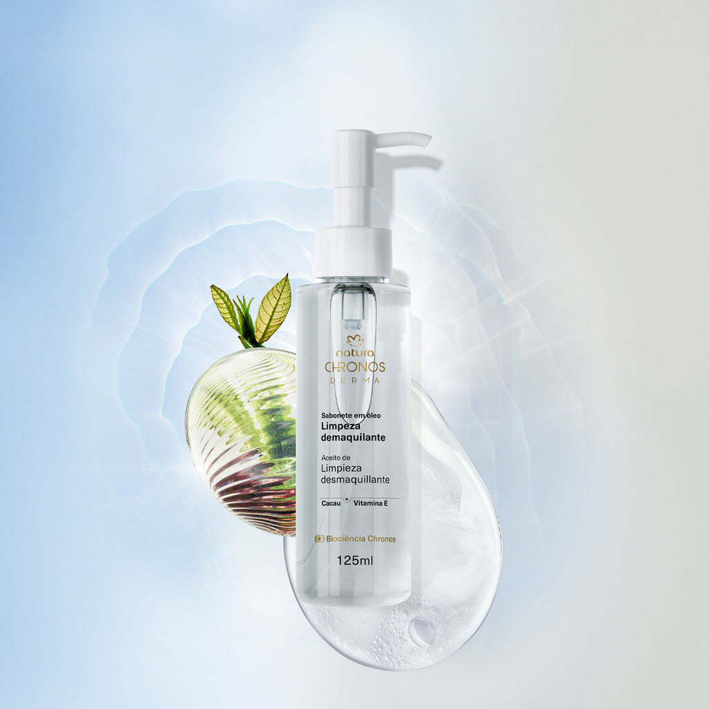 Natura | ACEITE LIMPIADOR DESMAQUILLANTE CHRONOS DERMA, 125ml