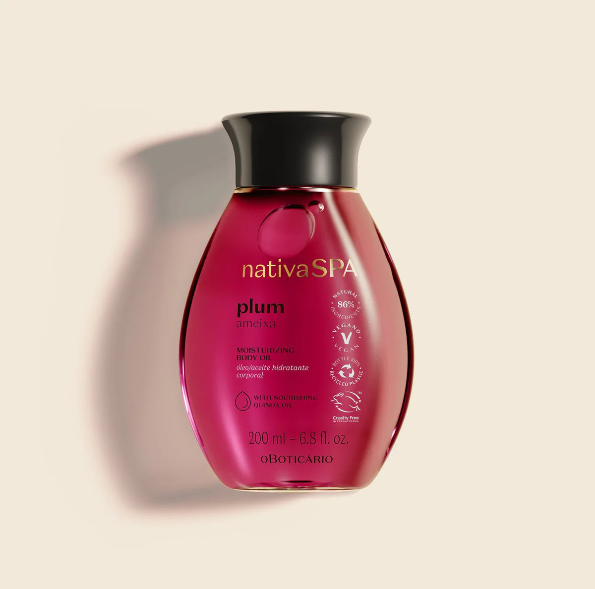 oBoticario | ACEITE HIDRATANTE CIRUELA, 200ml