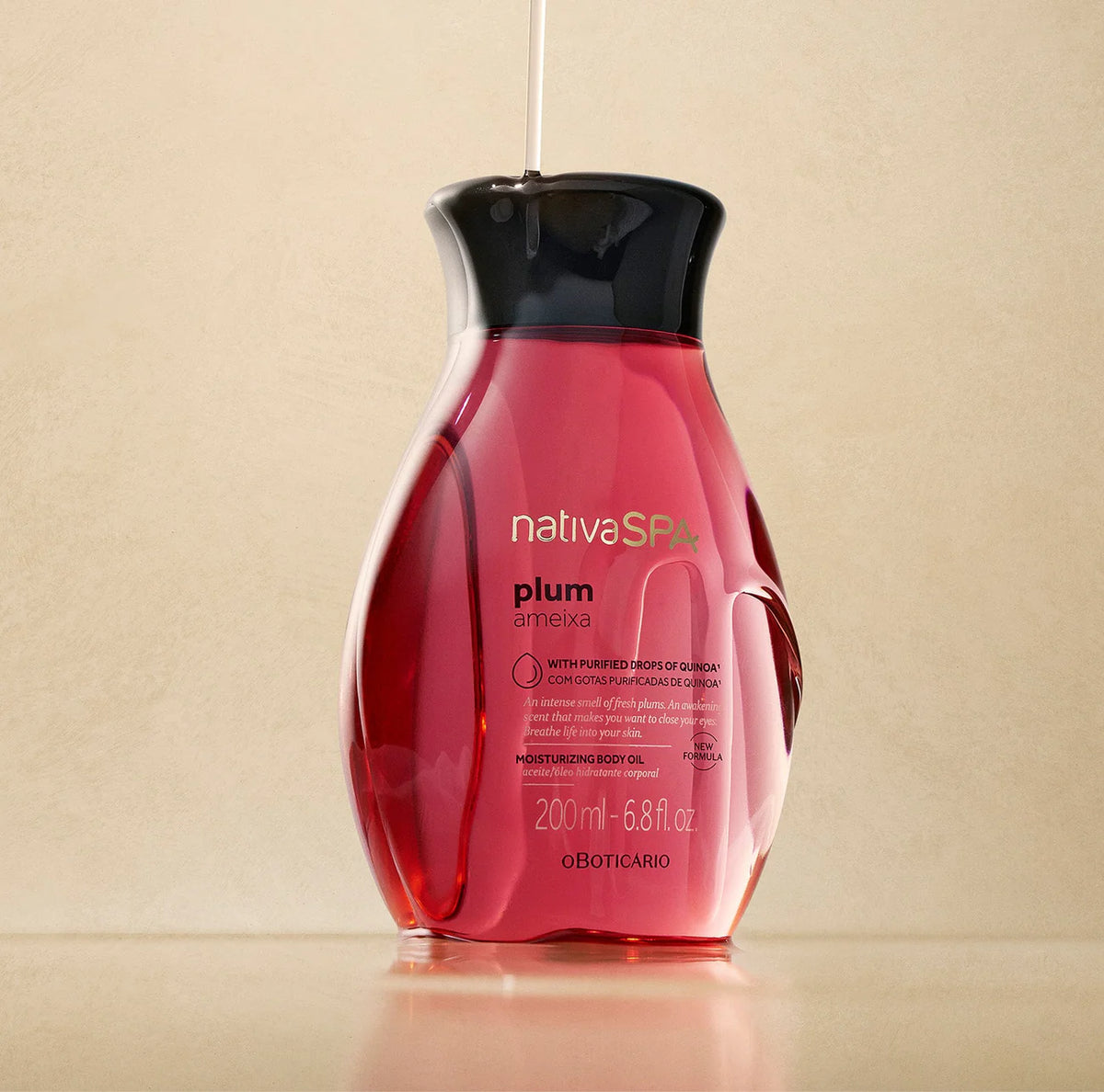 oBoticario | ACEITE HIDRATANTE CIRUELA, 200ml