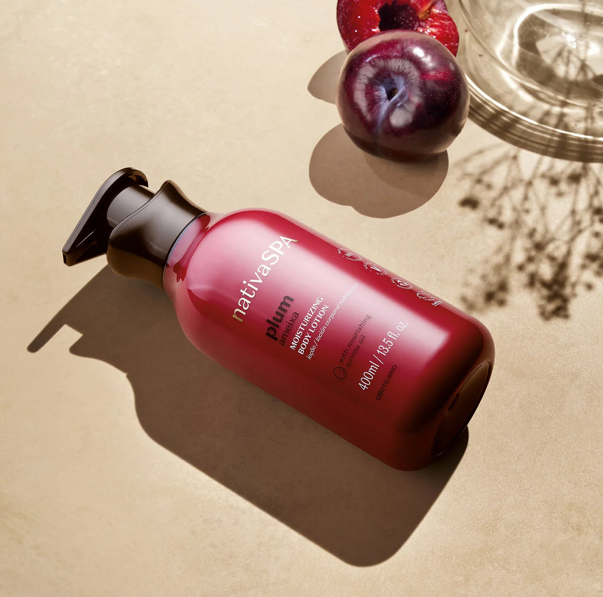 oBoticario| Loción Hidratante Corporal Nativa Spa CIRUELA, 400ML