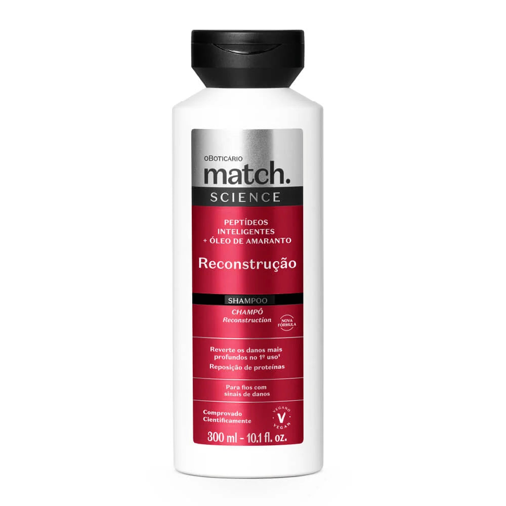 O Boticário Match Science Reconstrucción Champú 300 ml
