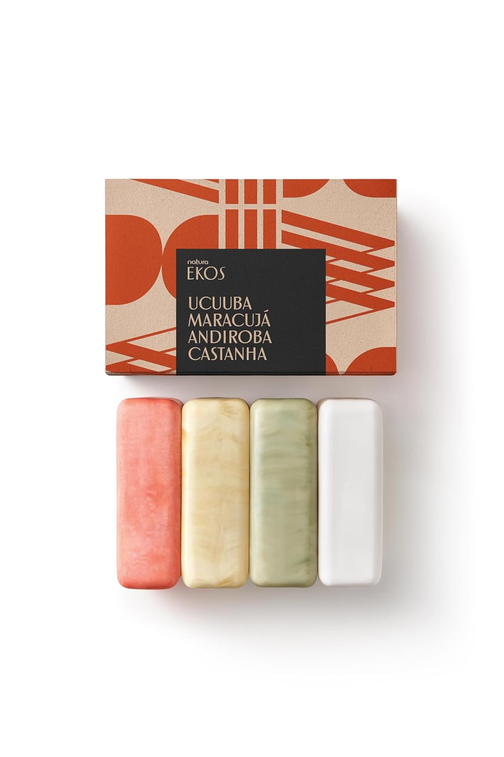 Natura Ekos Jabón en Barra Puro Vegetal Cremoso Pack Surtido 4 x 100 g