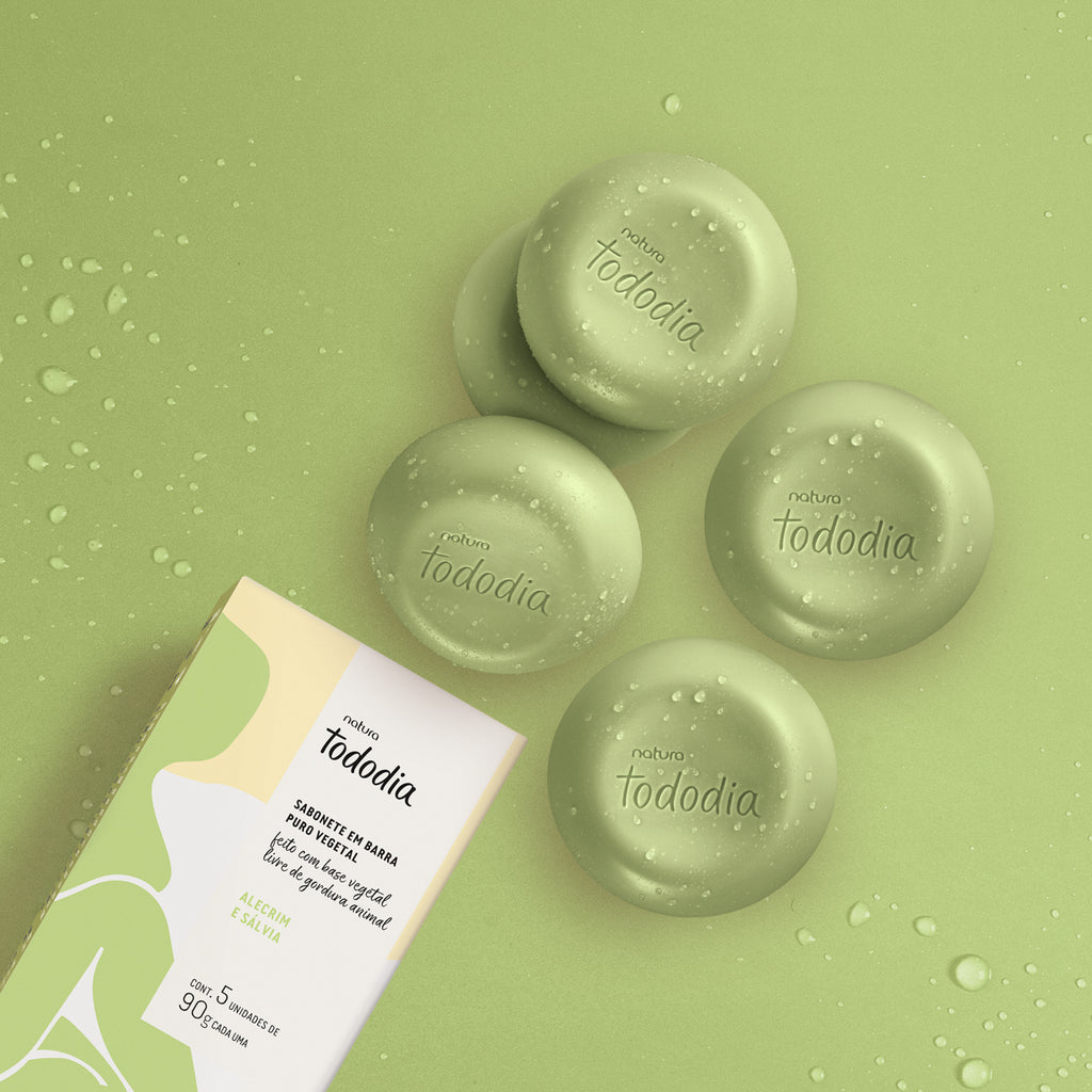 Natura | JABONES EN BARRA TODODIA ROMERO & SALVIA, 5ud