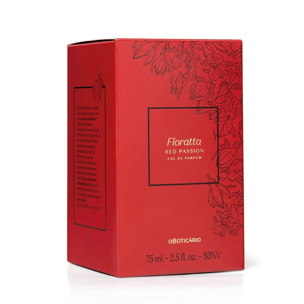 oBoticario | FLORATTA RED PASSION Eau de parfum, 75ml