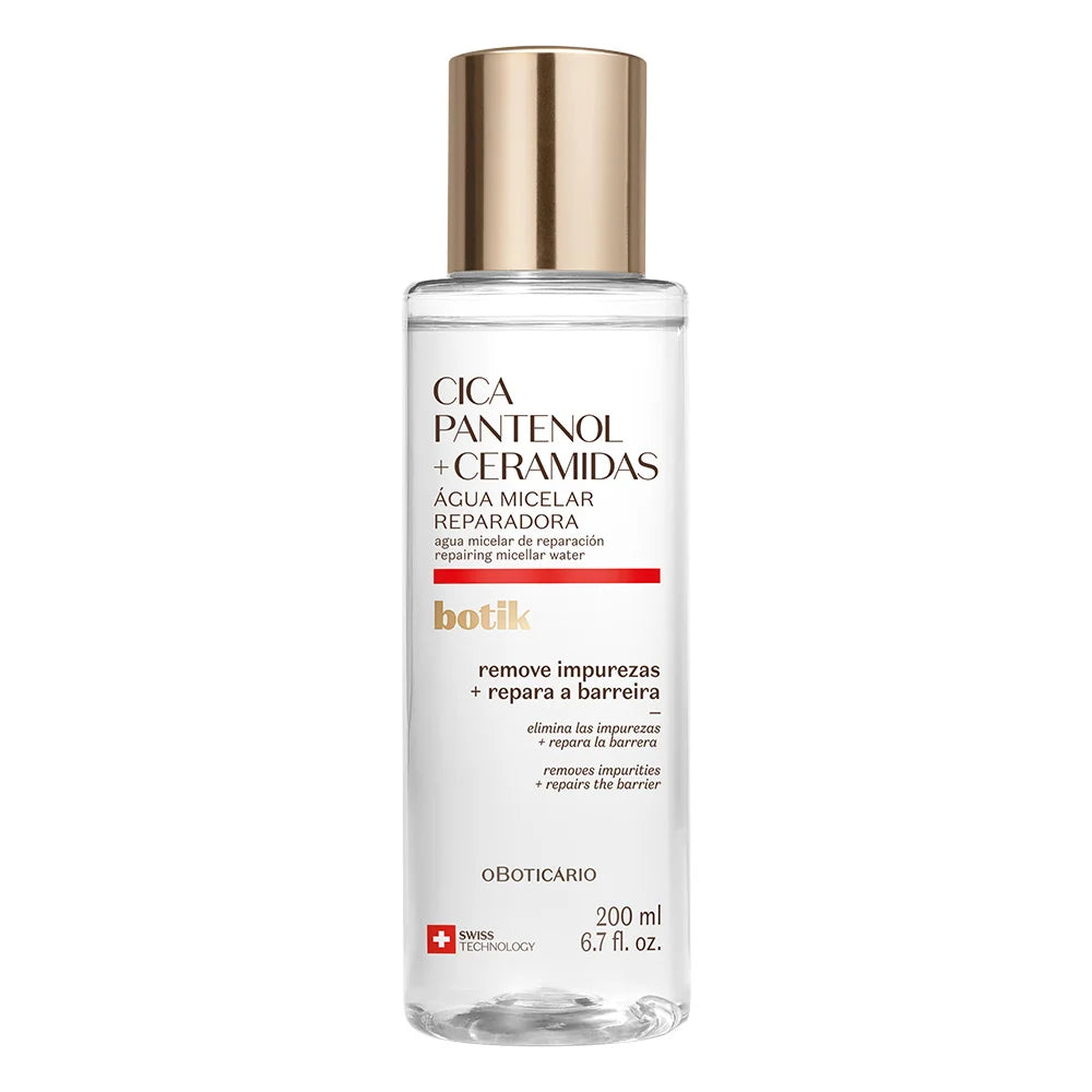 O Boticário Botik Agua Micelar Reparadora Cica, Pantenol y Ceramidas 200 ml