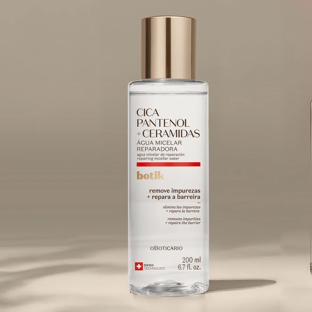 O Boticário Botik Agua Micelar Reparadora Cica, Pantenol y Ceramidas 200 ml