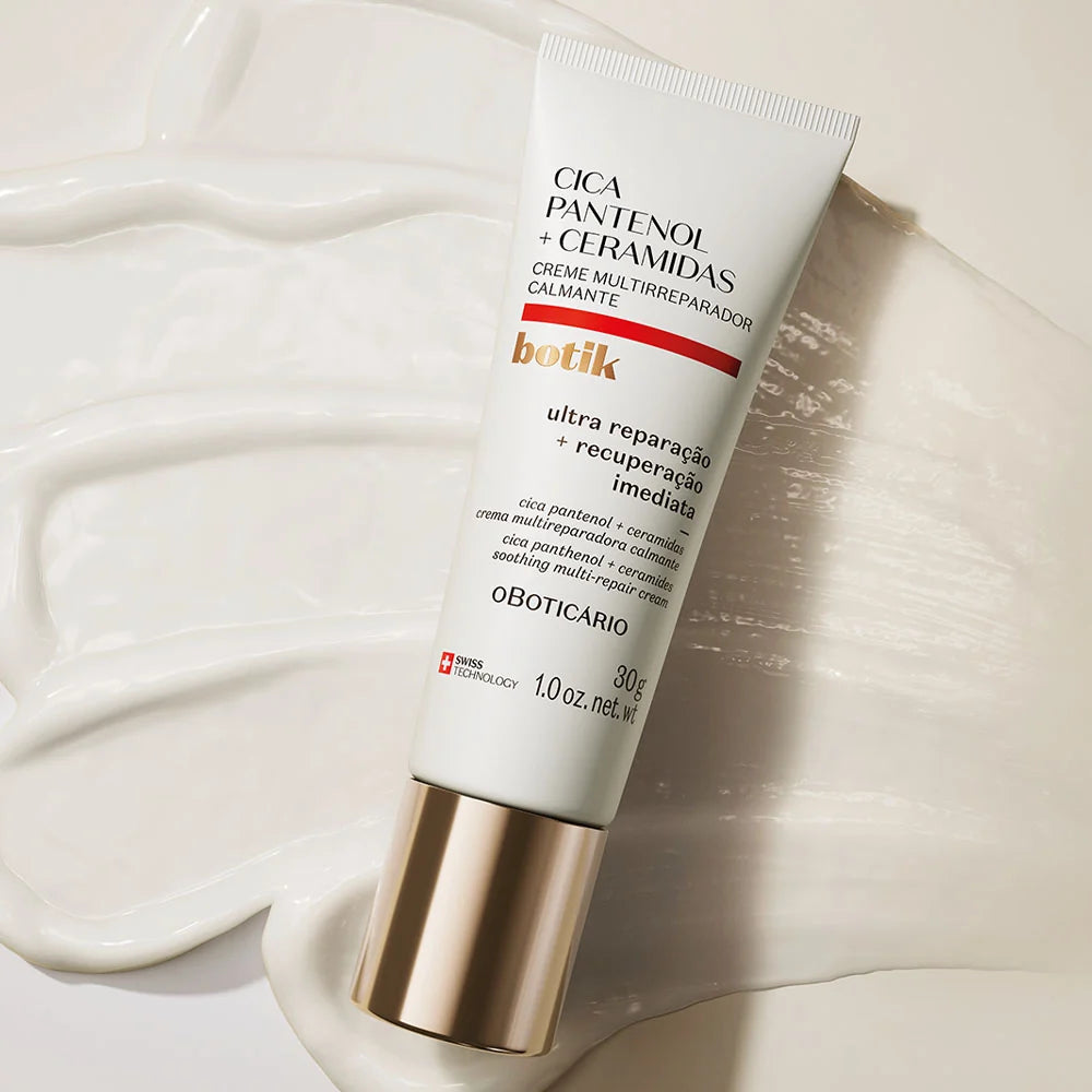 O Boticário Botik Crema Multirreparadora Calmante Cica, Pantenol y Ceramidas 30 g