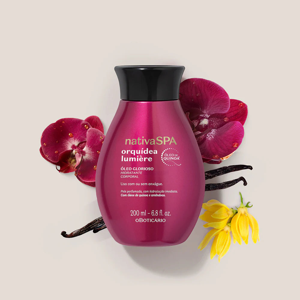O Boticário Nativa SPA Orquídea Lumière Óleo Glorioso de Baño 200 ml