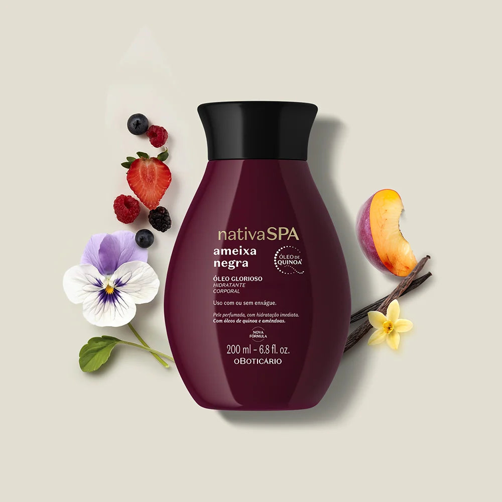 O Boticário Nativa SPA Ciruela Negra Aceite Hidratante Corporal 200 ml