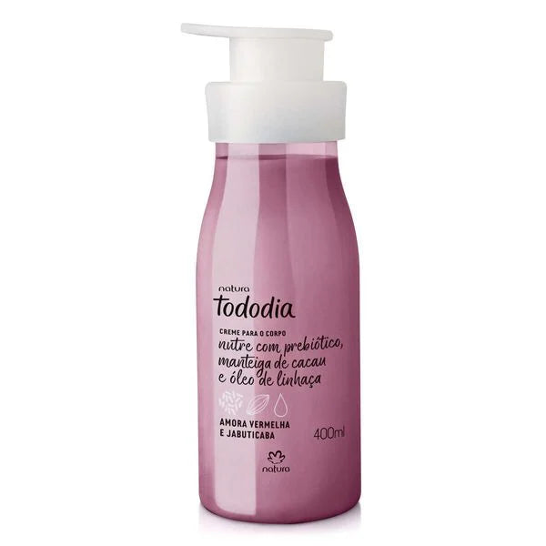 Natura Tododia Mora Roja y Jabuticaba Crema Desodorante Nutritiva Corporal 400 ml