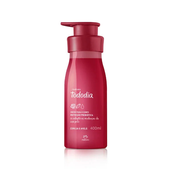 Natura Tododia Cereza y Avellana Crema Desodorante Nutritiva Corporal 400 ml