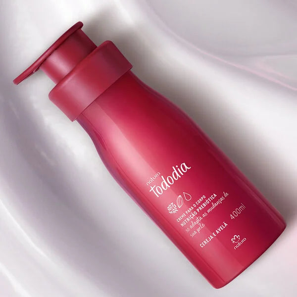 Natura Tododia Cereza y Avellana Crema Desodorante Nutritiva Corporal 400 ml