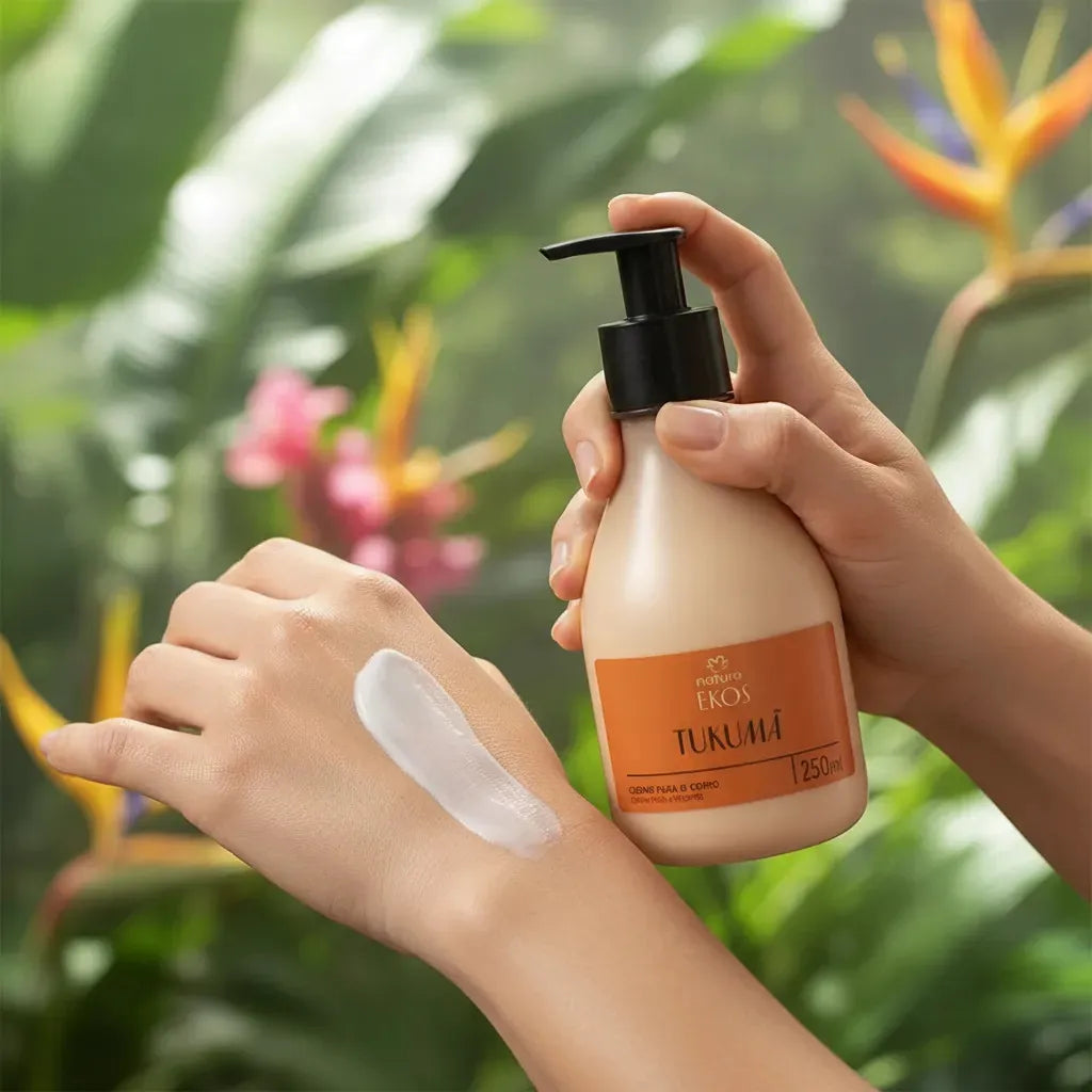 Natura Ekos Tukumã Kit Corporal con Crema Hidratante y Jabón en Barra