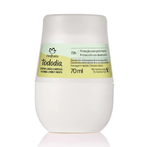 Natura Tododia Hierba Limón y Menta Desodorante Antitranspirante Roll-on 70 ml