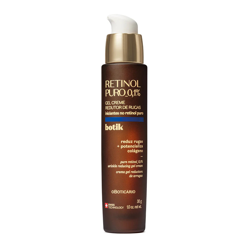 GEL CREMA REDUCTOR DE ARRUGAS - RETINOL PURO 0,1% 30G