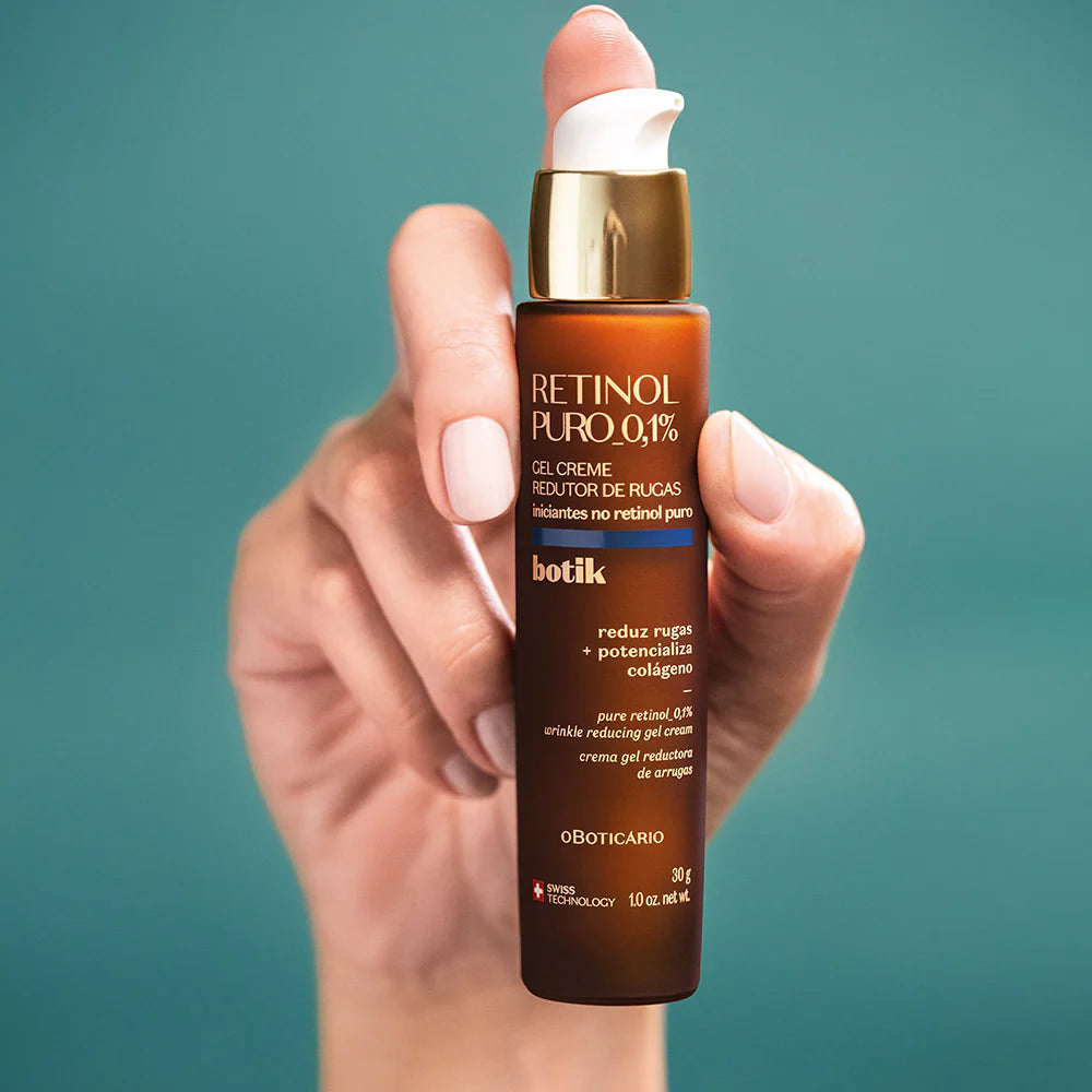 O Boticário Botik Gel Crema Reductor de Arrugas Retinol Puro 0,1% 30 g