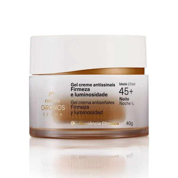 Natura Chronos Derma Gel Crema Antisignos Firmeza y Luminosidad 45+ Noche 40 g