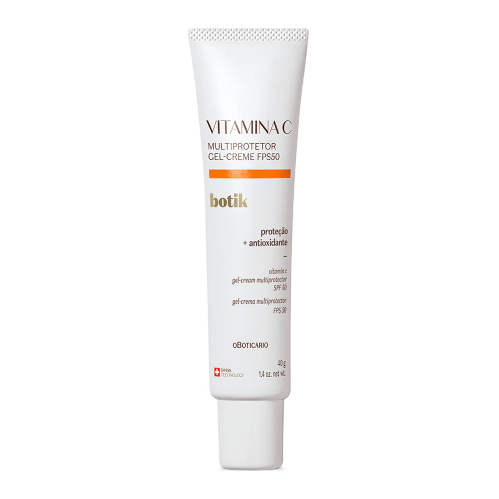 OBoticário Multiprotector Facial FPS 50 con Vitamina C 40 g