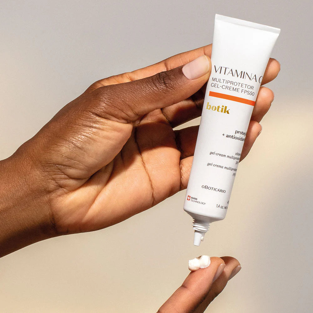 OBoticário Multiprotector Facial FPS 50 con Vitamina C 40 g