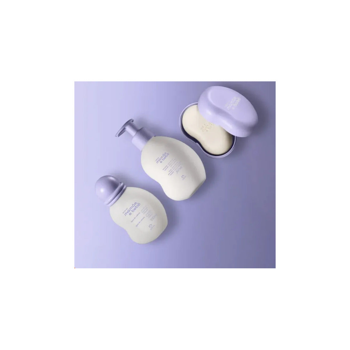 Natura Mamãe e Bebê Relaxante Kit Regalo 3 productos con Jabonera