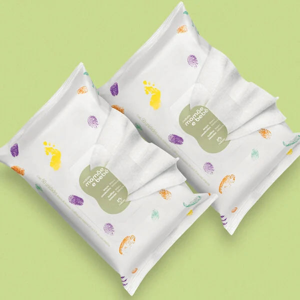 Natura Lenços Umedecidos Mamãe e Bebê Pack 2 x 50 unidades