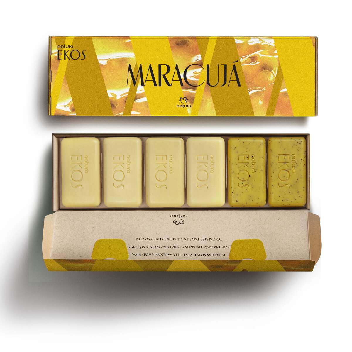 Natura | Ekos Maracujá Kit Regalo de Jabones en Barra 6 × 25g Unisex