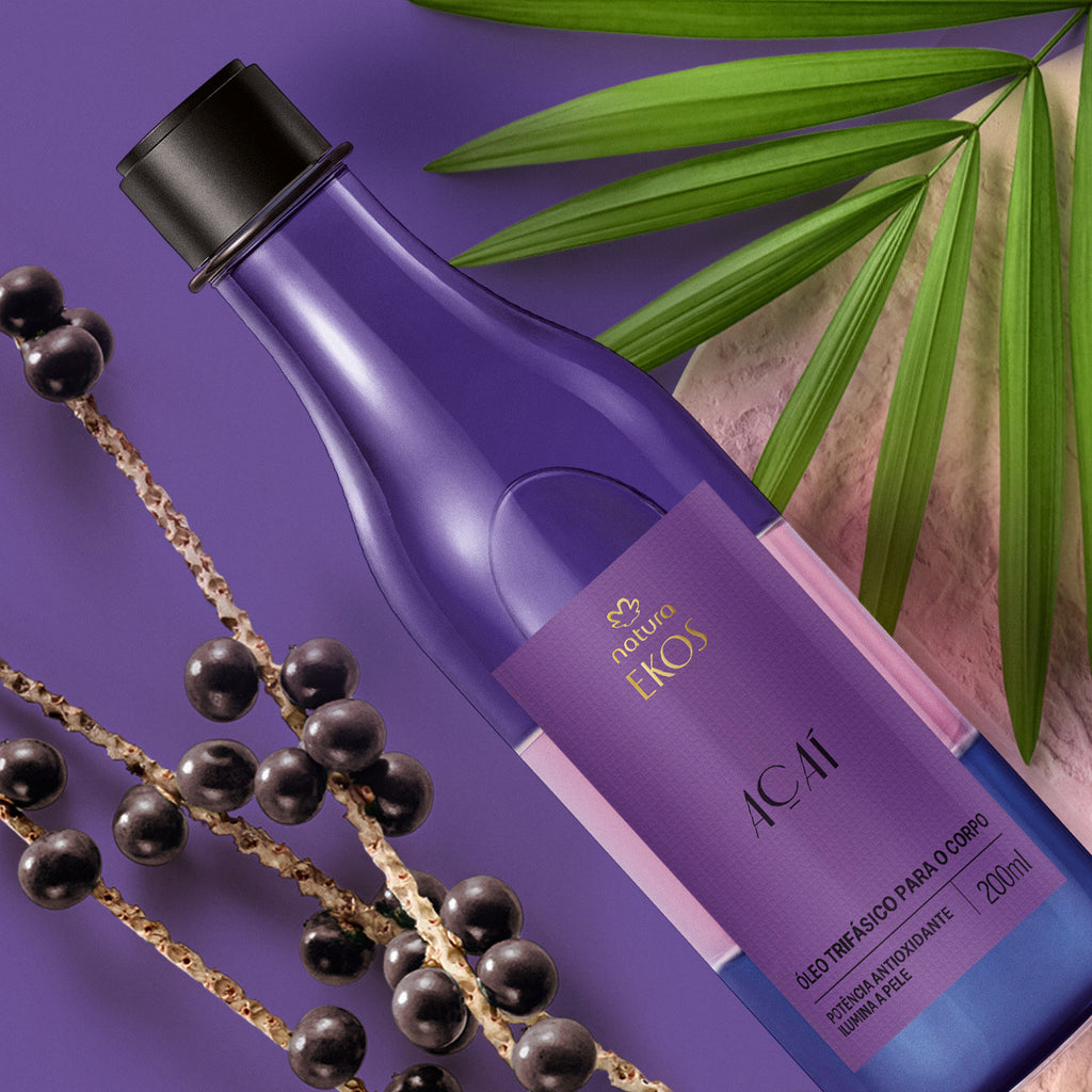 Natura|Ekos Açaí Aceite Trifásico Corporal, 200ml Unisex