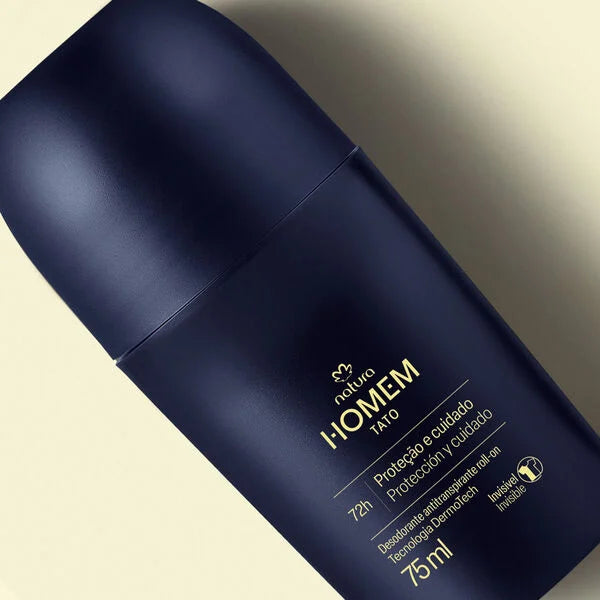 Natura Homem Tato Desodorante Antitranspirante Roll-On 75 ml