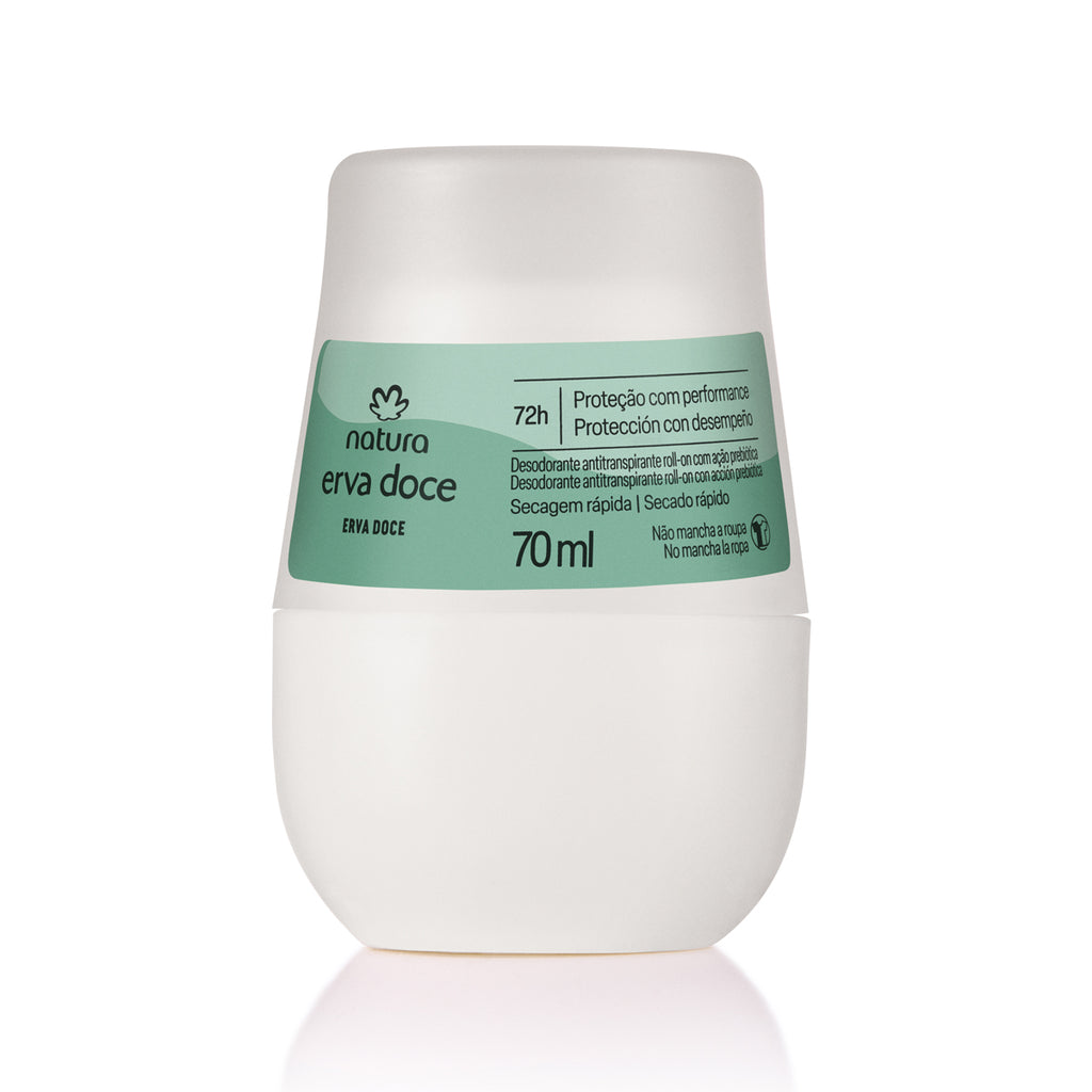DESODORANTE ANTITRASNPIRANTE ROLL-ON ERVA DOCE, 70ml