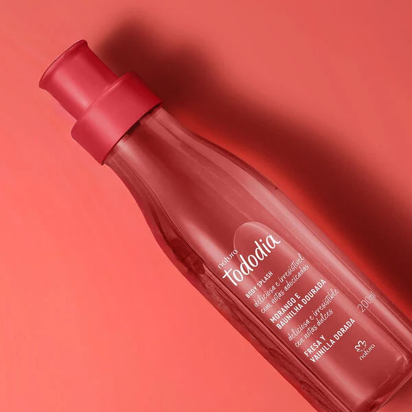 Natura Tododia Body Splash Fresa y Vainilla Dorada 200ml