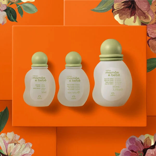 Natura Mamãe e Bebê Kit Clásico con Calcetines