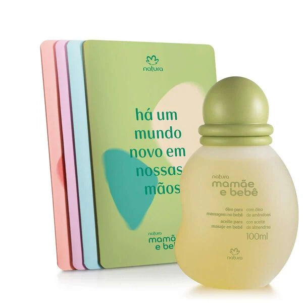 Natura Mamãe e Bebê Aceite con Guías de Masaje 100 ml