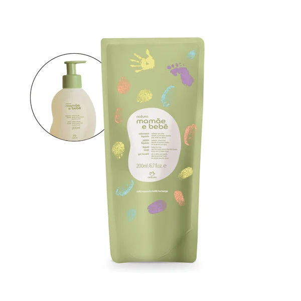Natura Mamãe e Bebê Refill Jabón Líquido 200 ml