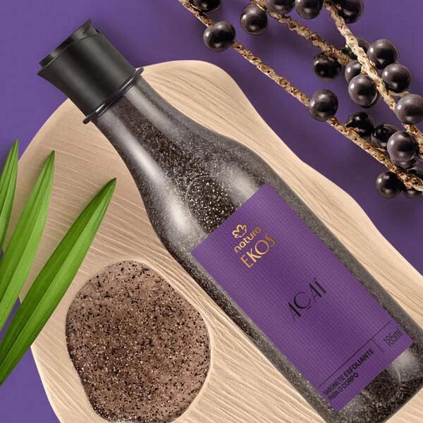 Natura Ekos Açaí Jabón Líquido Exfoliante Corporal 185 ml