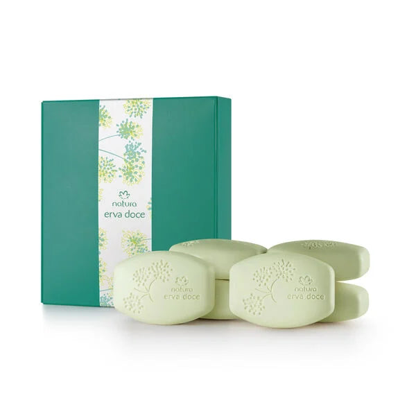 Natura Erva Doce Jabones en Barra (Regalo) Caja de 6x50 g