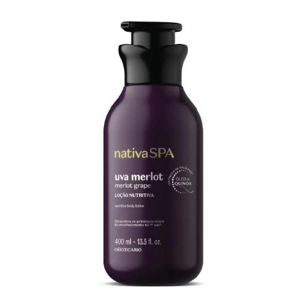 oBoticario| Loción Hidratante Corporal Nativa Spa Uva Merlot, 400ml