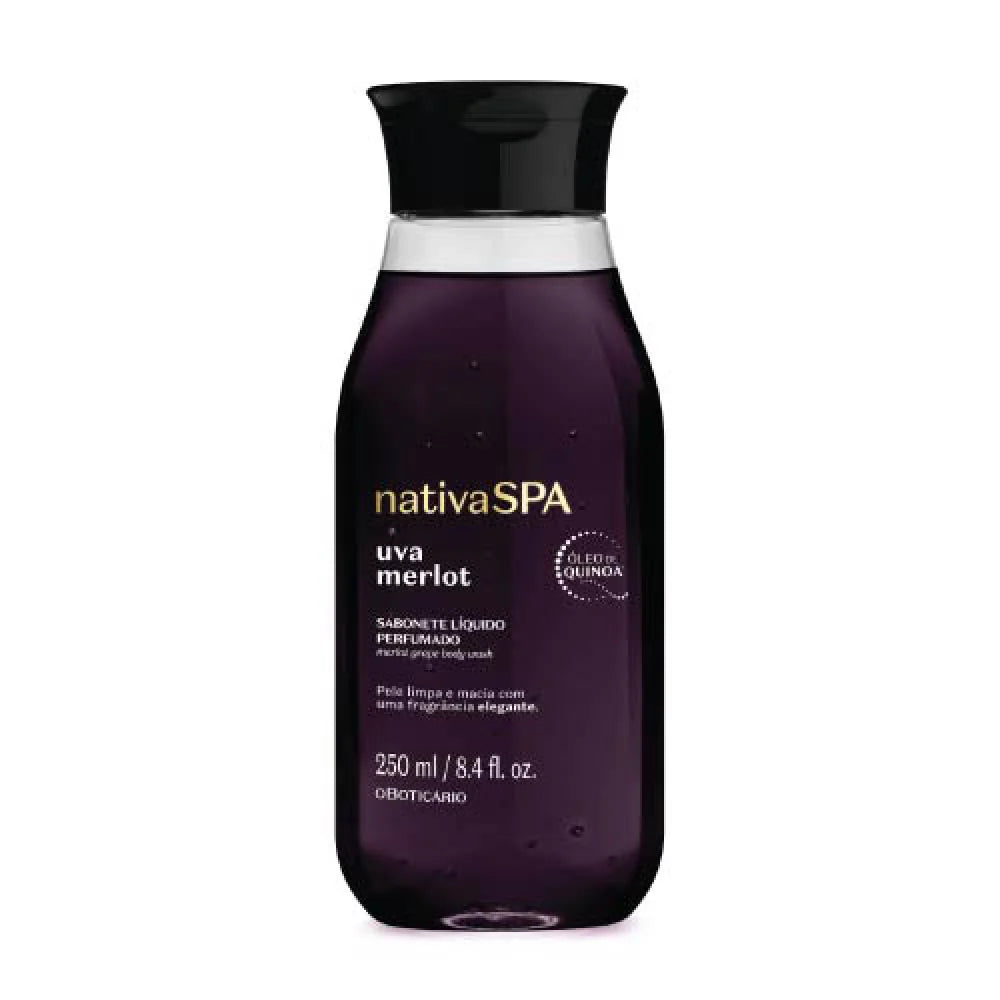 oBoticario| Jabón Líquido Corporal Nativa Spa Uva Merlot, 250ml