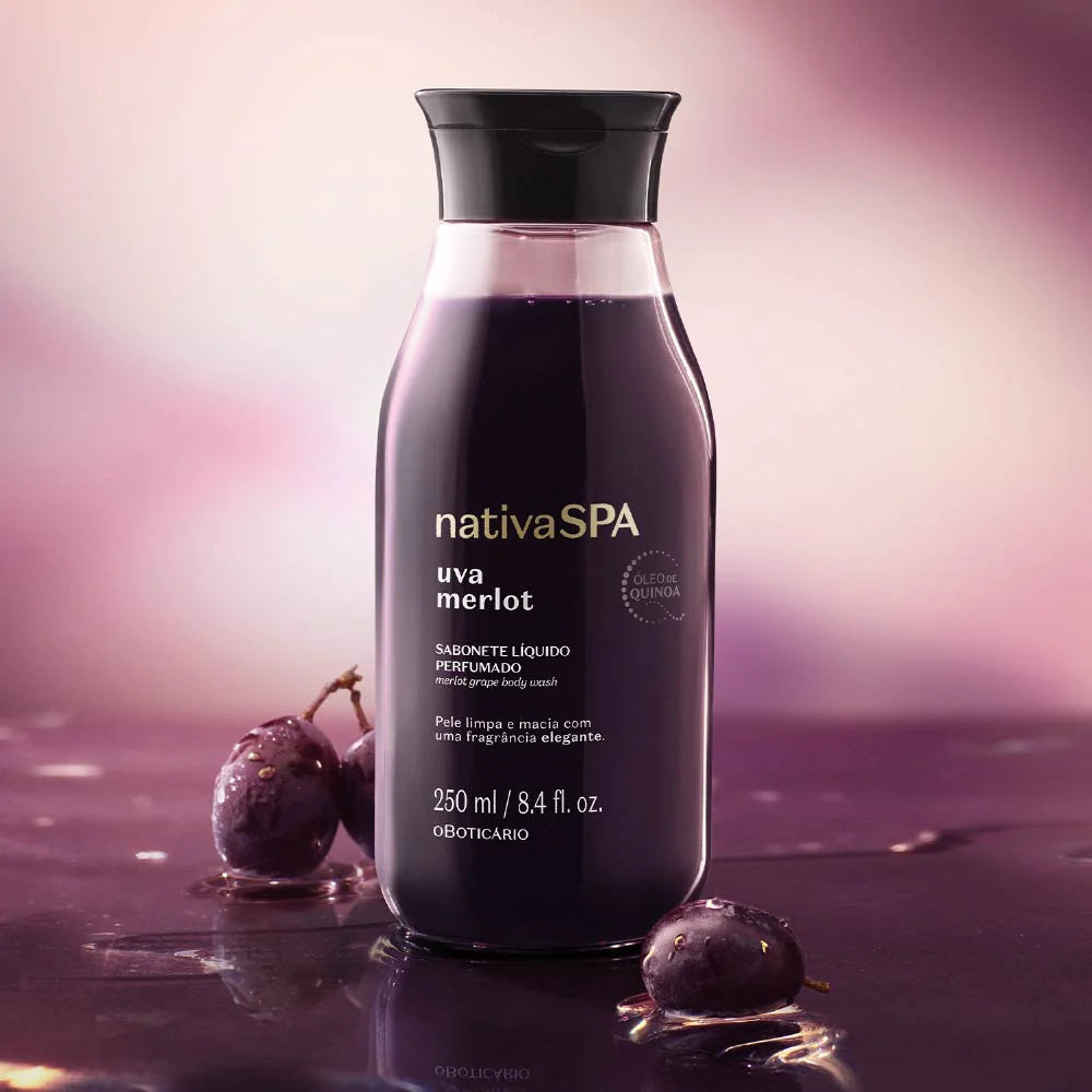 oBoticario| Jabón Líquido Corporal Nativa Spa Uva Merlot, 250ml