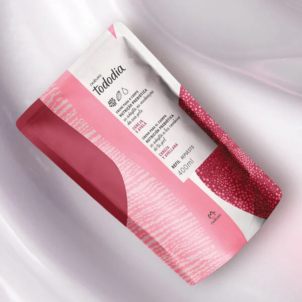 Natura Tododia Cereza y Avellana Crema Corporal Recarga 400 ml