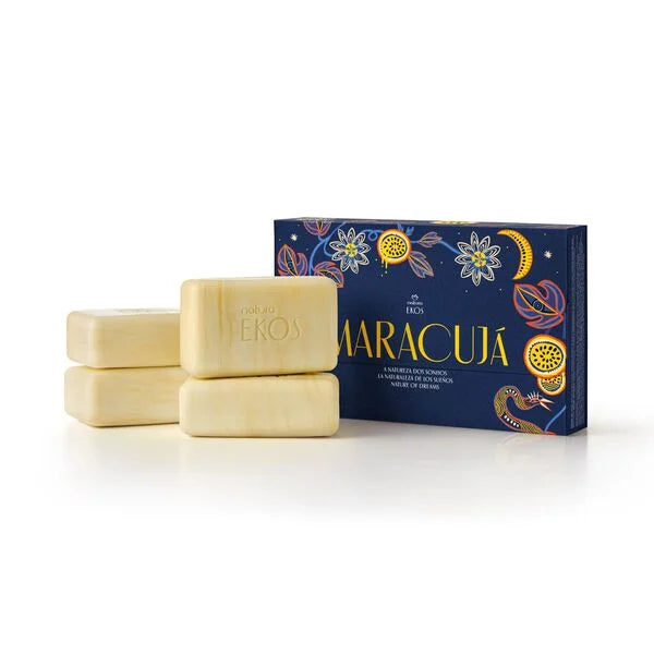 Natura Ekos Maracuyá Natureza dos Sonhos Jabón en Barra Puro Vegetal Caja 4 x 100 g