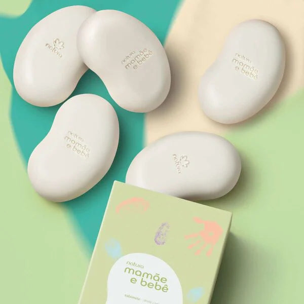 Natura Mamãe e Bebê Jabón en Barra Pack 5 x 100 g