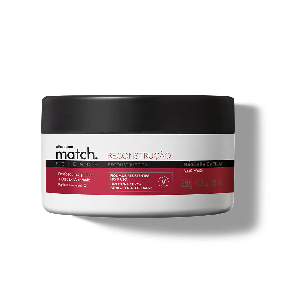 oBoticario Match Mascarilla Reconstrucción, 250g